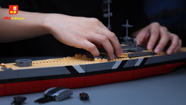 Amazon.com: JMBricklayer Battleship Building Block Set for Adults